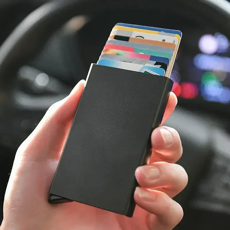 CEXIKA VaultPro – Large Capacity RFID-Blocking Carbon Fiber Magic Wallet for Men 💳🛡️ - THOOBO!