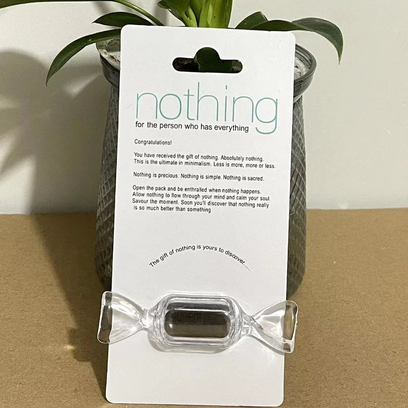 “The Gift of Nothing” – The Ultimate Funny Minimalist Gag Gift for People Who Have Everything 🎁😂