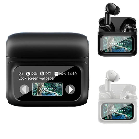 E20 PRO ANC Wireless Earbuds Bluetooth Earphone Touch Screen Airpods Control Active Noise Reduction In Ear Headphone With Mic