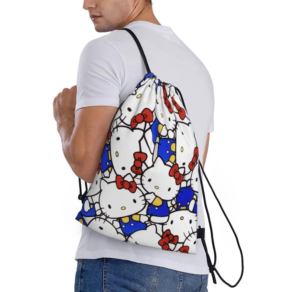 Hello Kitty Drawstring Backpack — Cute Strength, Daily Charm, Universal Smile