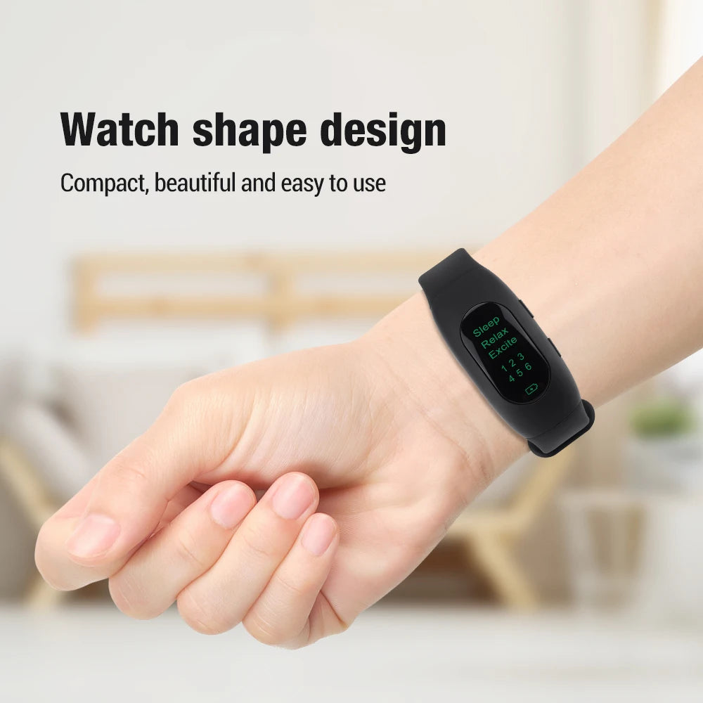 DreamPulse Watch – 3-in-1 Microcurrent Sleep & Mood Wristband for Natural Rest & Recharge