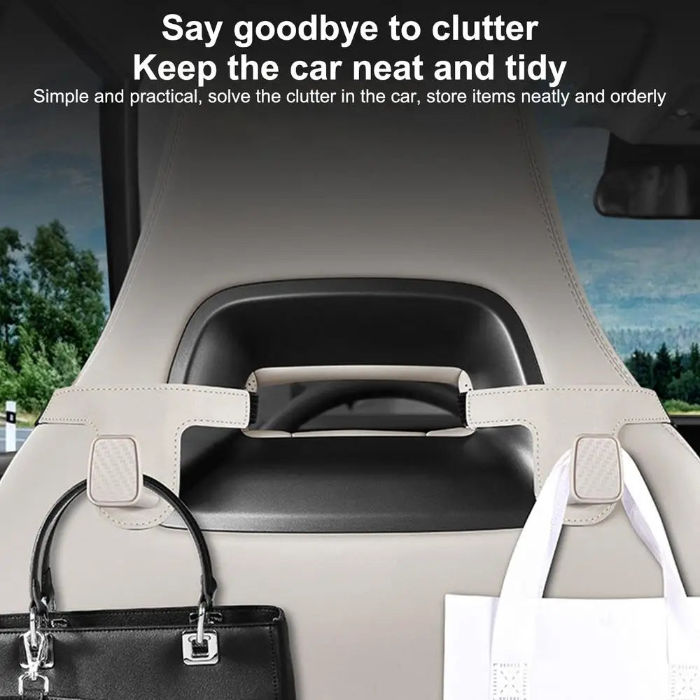 PU Leather Sports Seat Purse Hook Organizer That Says “Nope” to Chaos