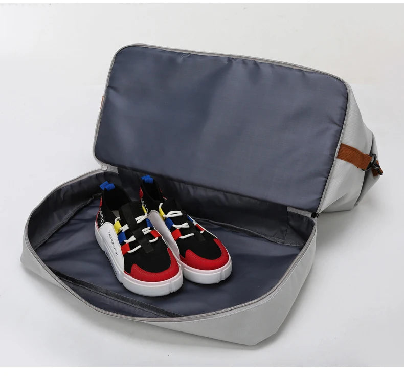 AquaVault Pro — Oxford Waterproof Travel & Gym Tote with Shoe Compartment