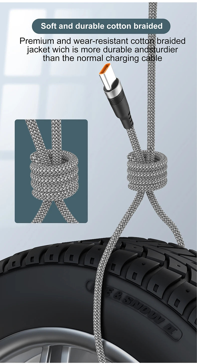 USB TYPE C Fast Charge Cable LIGHTNING 3m 5 Meters USB C Android Micro USB Extend Charging Cable for iPhone 14 Xiaomi OnePlus - THOOBO!