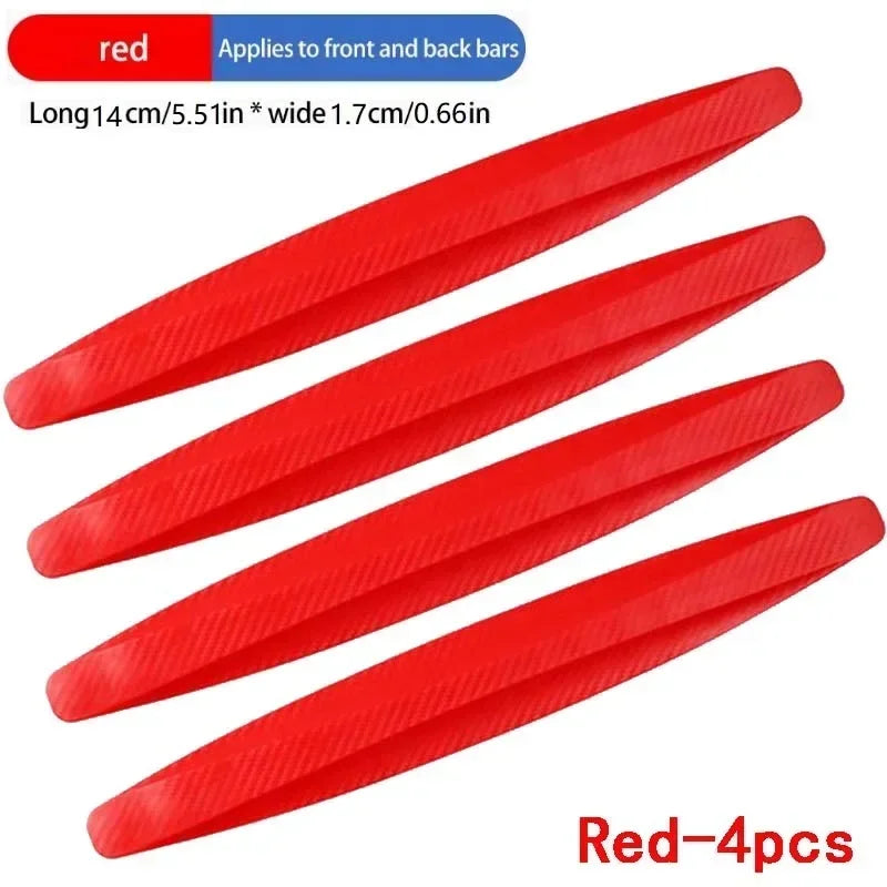 New 4-6 PCS Car Anti-collision Protection Decoration Strip Universal Front Rear Bumper Corner Protector Guard Car Accessories