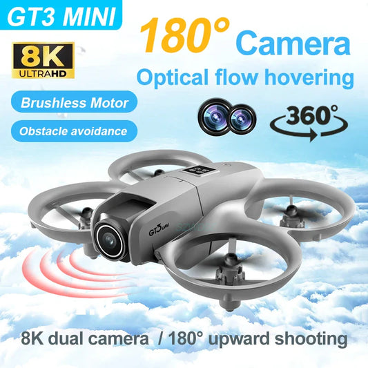 2025 GT3 RC Drone 8K 5G HD Dual Camera Quadcopter with Obstacle Avoidance
