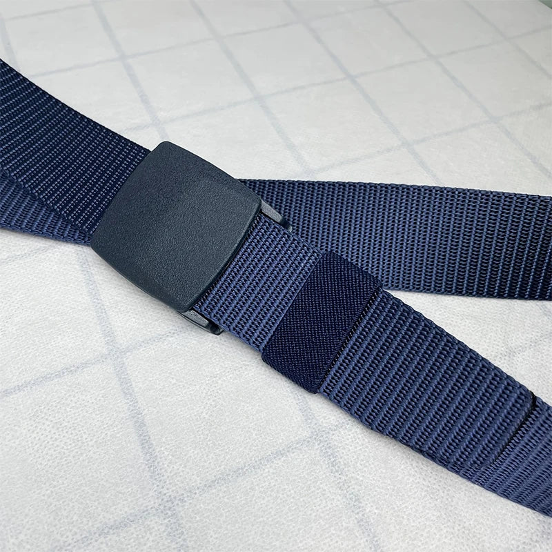 StealthStrap Airport-Ready Tactical Nylon Belt – Ultra-Light, Metal-Free, Adjustable Outdoor Waist Belt for Men & Women (1.5" Wide)