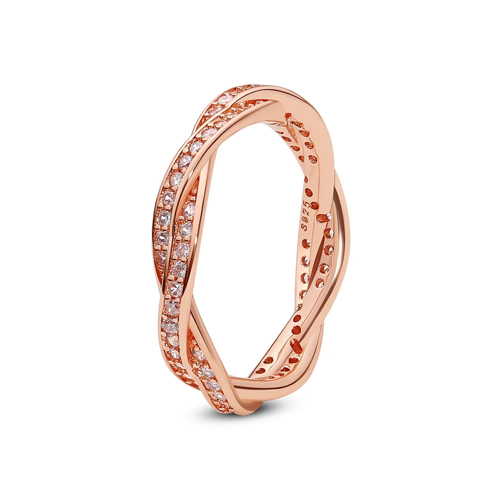 Celesté Crown Heart Ring — 925 Sterling Silver Wishbone of Love and Light