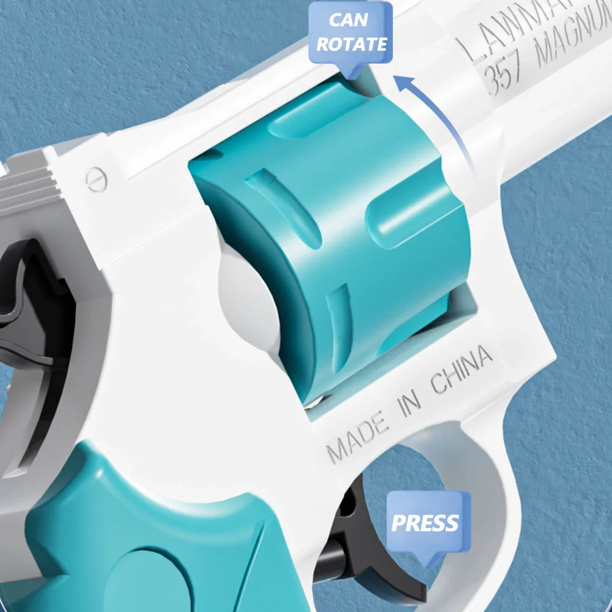 Revolver Water Gun Toy – Summer Beach Pool Sheriff Pistol for Kids