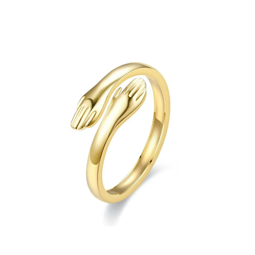 Lumé Curve Adjustable Zircon Ring — Effortless Sparkle for Every Kind of Day