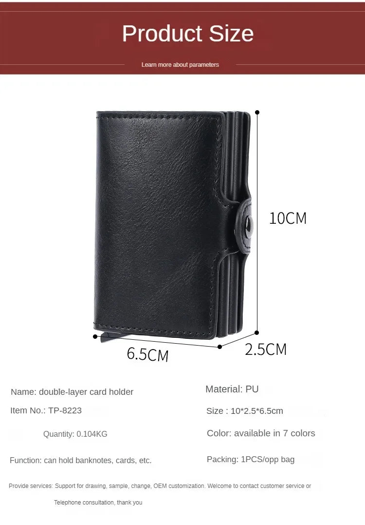 CEXIKA VaultPro – Large Capacity RFID-Blocking Carbon Fiber Magic Wallet for Men 💳🛡️ - THOOBO!