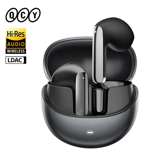QCY HT10 AilyBuds Pro+ | Hi-Res LDAC Earbuds with AI ANC, 6-Mic Clarity & Multipoint Mastery – Game-Changing Sound on the Go - THOOBO!