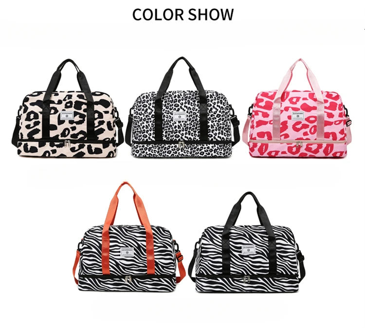 SkyVault Oxford — Waterproof Large-Capacity Travel & Gym Tote for Fashion, Fitness, and Flight