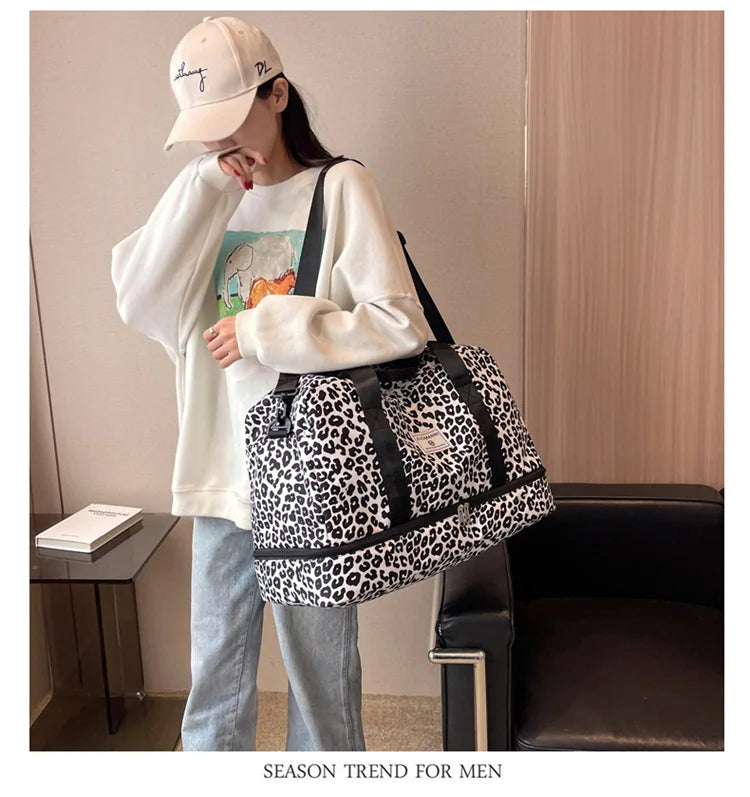 SkyVault Oxford — Waterproof Large-Capacity Travel & Gym Tote for Fashion, Fitness, and Flight