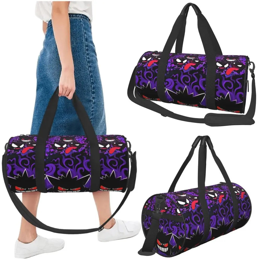 Gengar ShadowPack — Large Waterproof Pokémon Travel & Gym Duffle Bag for Hardcore Trainers