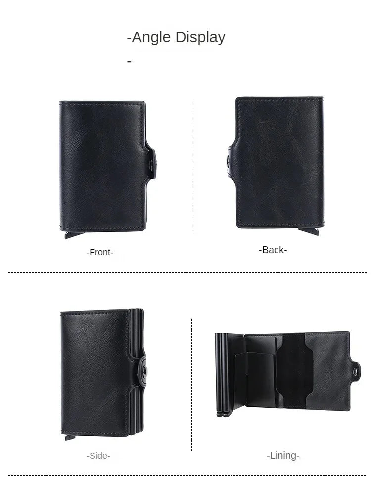 CEXIKA VaultPro – Large Capacity RFID-Blocking Carbon Fiber Magic Wallet for Men 💳🛡️ - THOOBO!