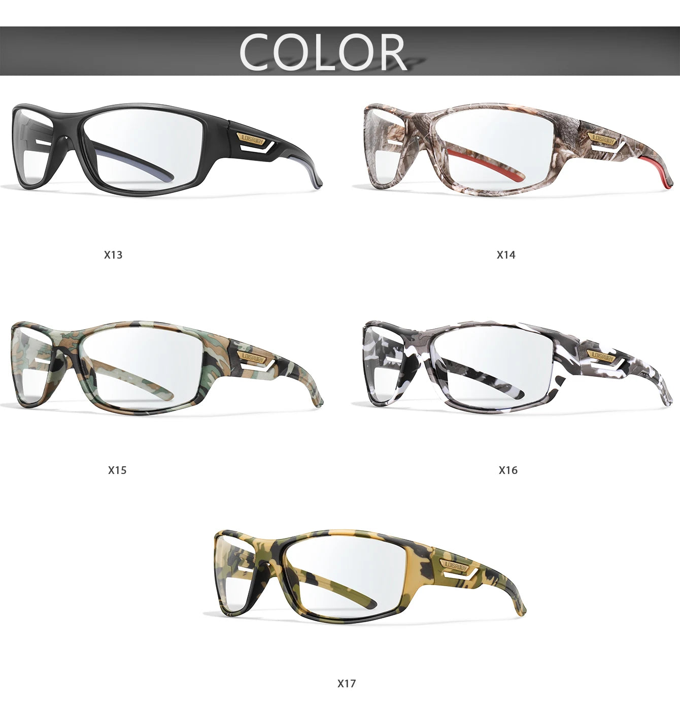 LOISRUBY CamoShift Photochromic Cycling Sunglasses – Road-Ready Vision for Every Light & Every Ride - THOOBO!