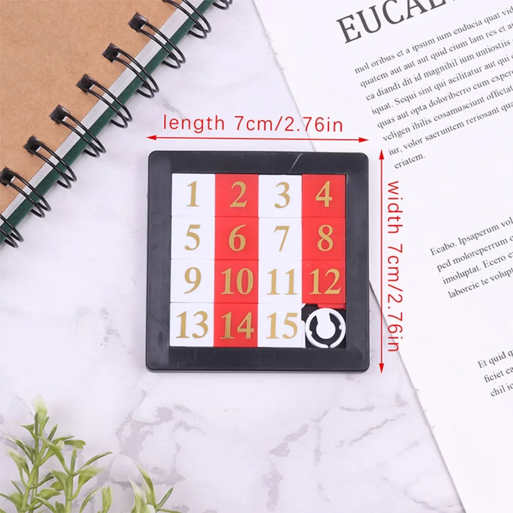 Early Educational Math Toy | 1-15 Number Sliding Puzzle for Kids