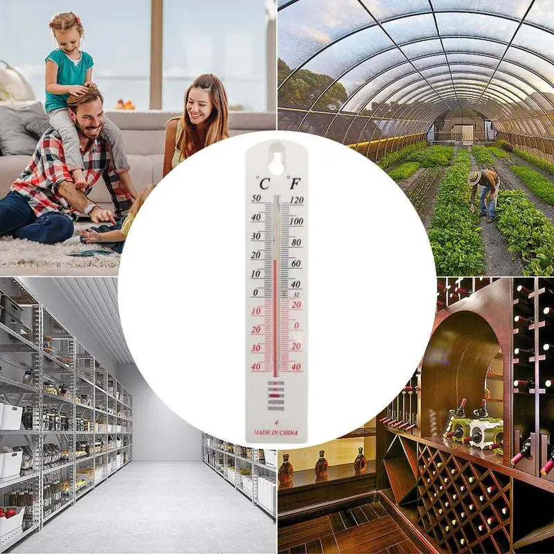 Room Temperature Indoor Wall Mounted Monitor Indicator Indoor Temperature Gauge Monitor Indicator For Offices Warehouses Homes - THOOBO!