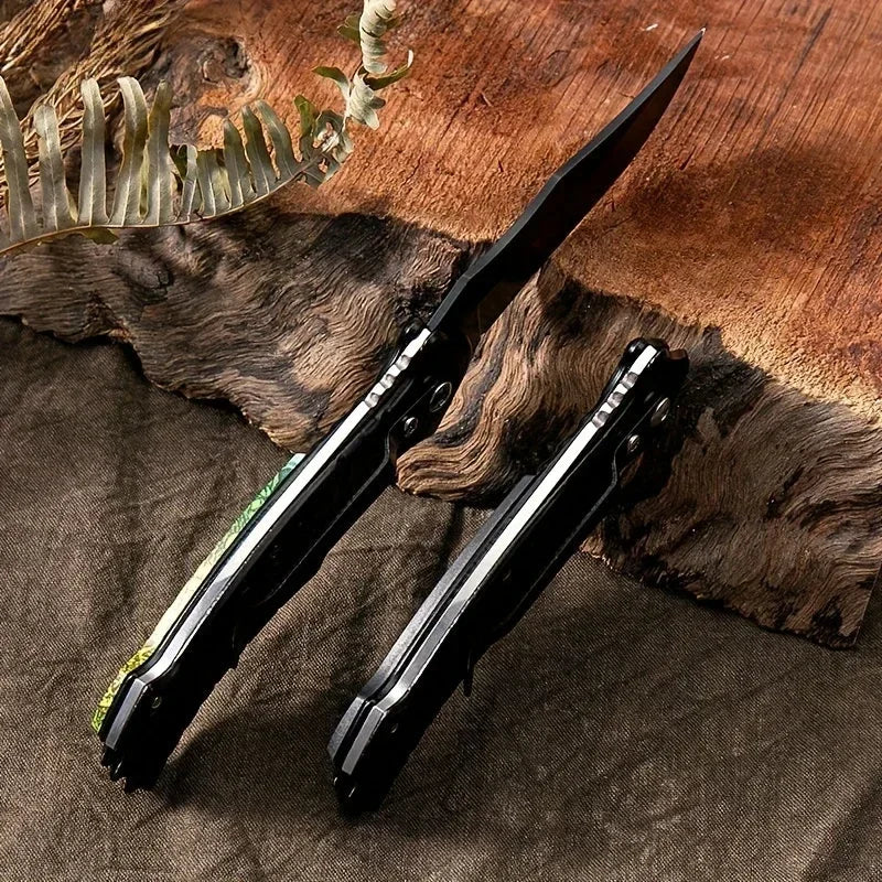 EdgeCrafter Folding Fruit & Survival Knife — Compact Stainless Steel Outdoor Cutter for Kitchen, Camping & Everyday Carry