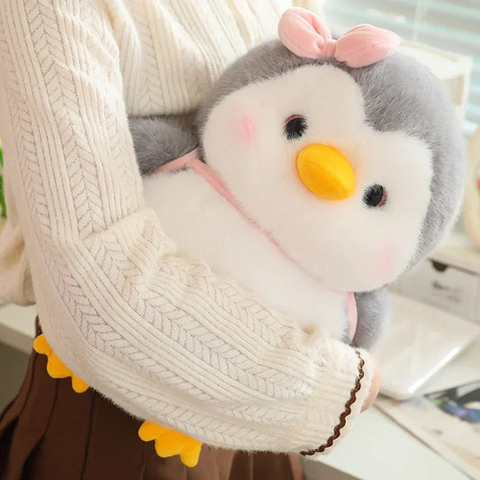 Soft Penguin Plush Toy – Cute Cartoon Stuffed Animal Doll for Kids