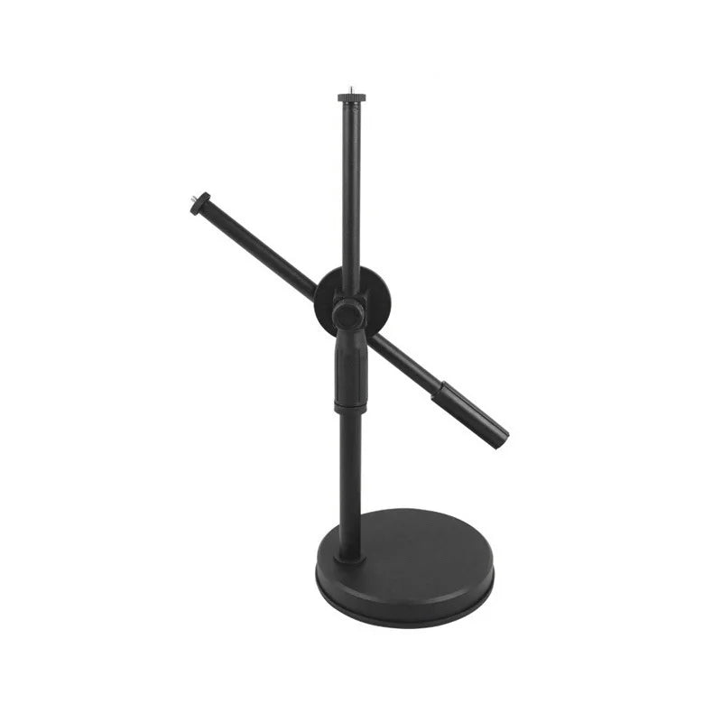 Tabletop Overhead Tripod Stand with Ring Light Mobile Phone Holder And Boom Arm for Nail Art Photography Table Shooting Tripods