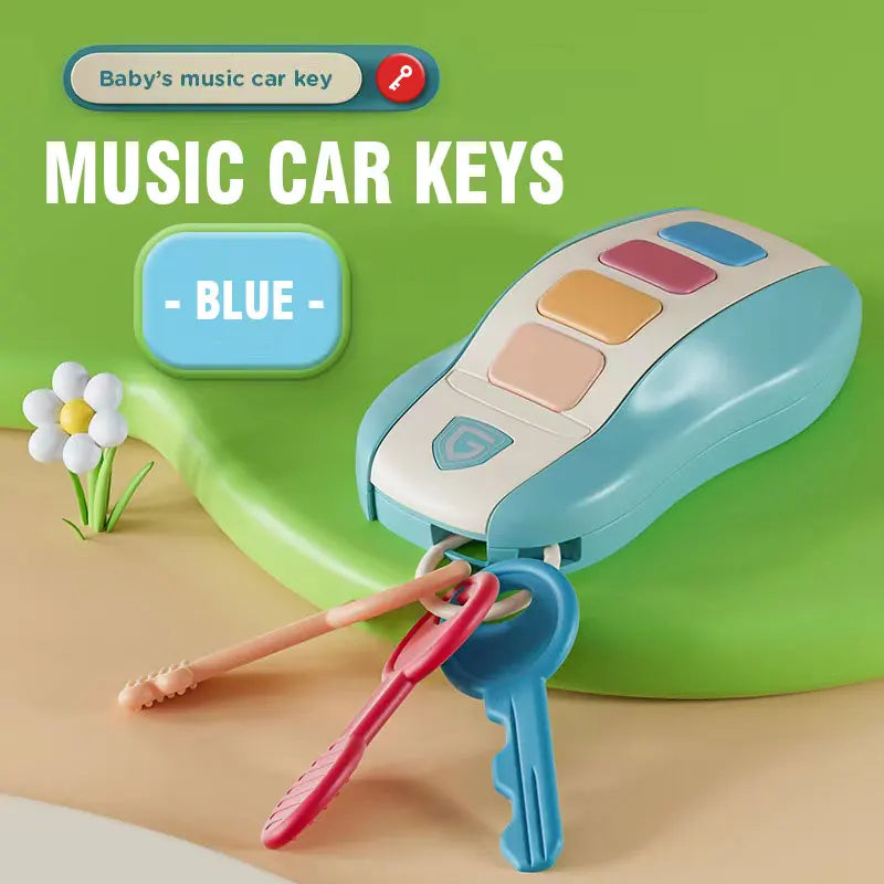 Musical Car Key Toy – Smart Vocal Remote for Baby & Toddler Play