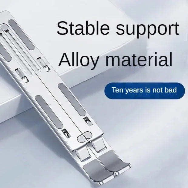 Aluminum Alloy Laptop Holder Stand Adjustable Foldable Portable for Notebook Computer Bracket Lifting  Non-slip Holder