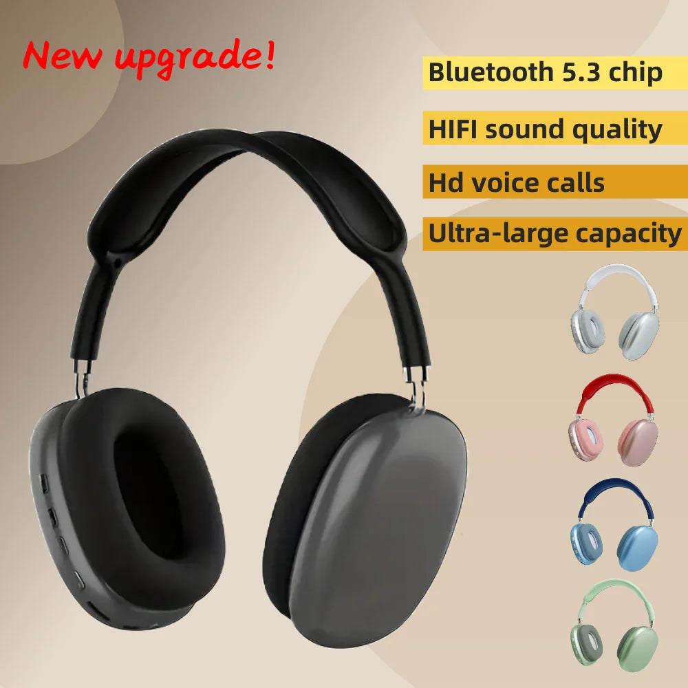 Wireless Bluetooth Headset Sports Gaming Headset Hifi Stereo Noise Cancelling for Phone PC - THOOBO!