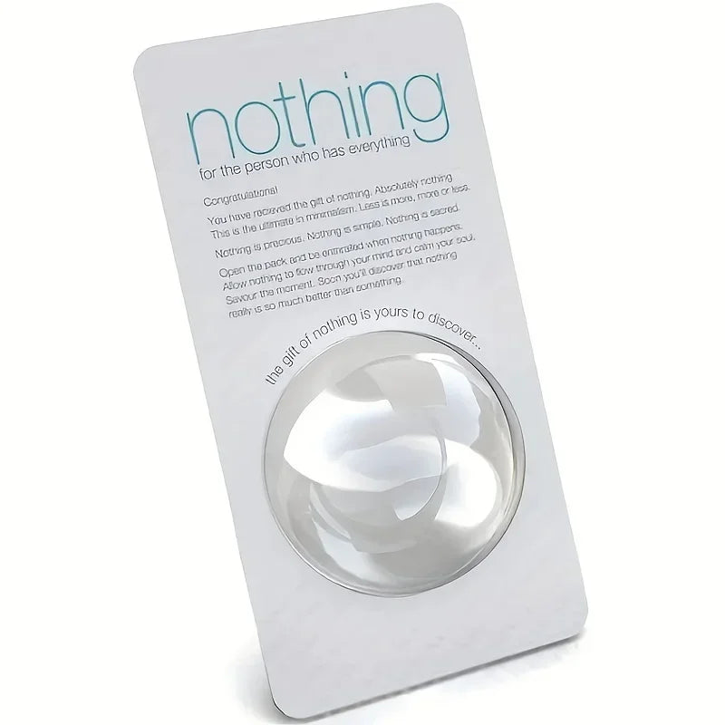“The Gift of Nothing” – The Ultimate Funny Minimalist Gag Gift for People Who Have Everything 🎁😂