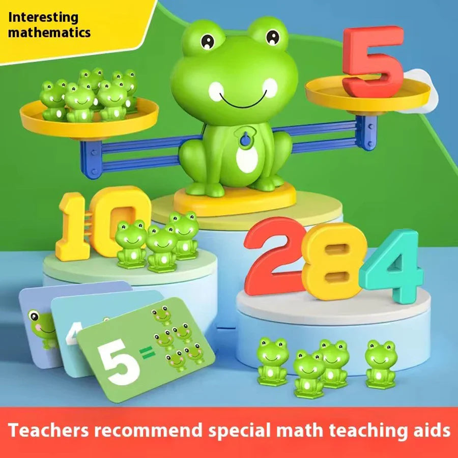 Frog Balance Math Toy | Kids Educational Addition & Subtraction Game
