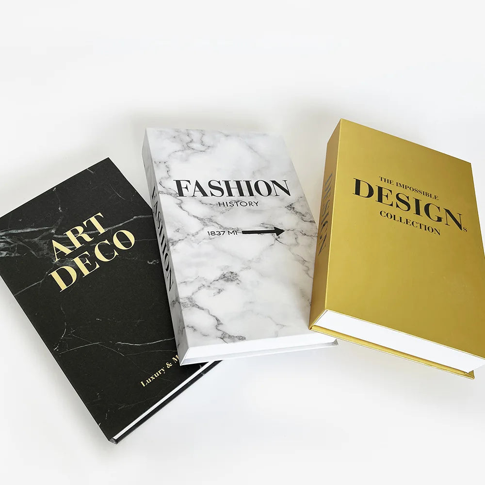New Fashion Fake Books Openable Decoration Books Living Room Decoration Coffee Table Ornaments Storage Box Home Decor - THOOBO!