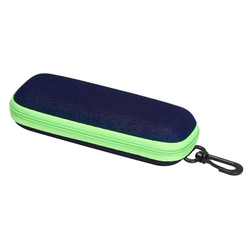 Denim Fabric Glasses Cases Zipper Sunglasses Protection Container Eyeglasses Pencil Case Reading Glasses Box Organizer Carry Bag