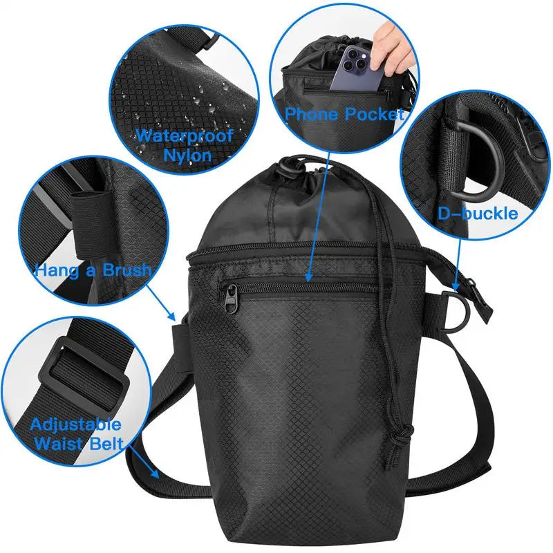 GripSack Pro – Waterproof Chalk Bag for Climbers & Lifters