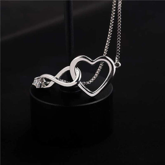 ForeverBound 925 Sterling Silver Heart Bracelet | Luxury Crystal Infinity Charm For Endless Love 💎