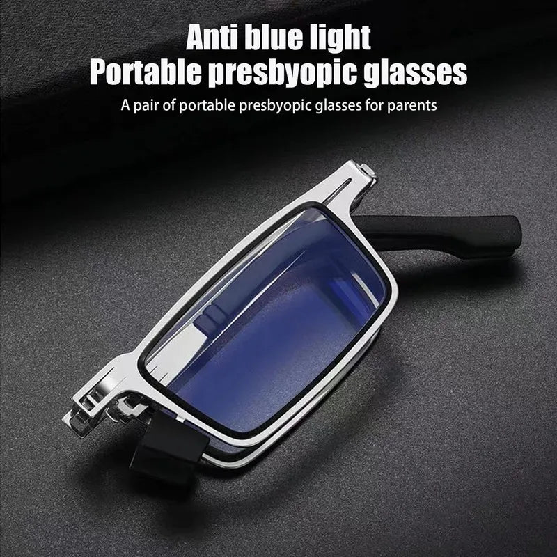 MOONBIFFY Fold & Focus – Portable Smart Folding Blue Light Reading Glasses for Men & Women 👓✨ - THOOBO!