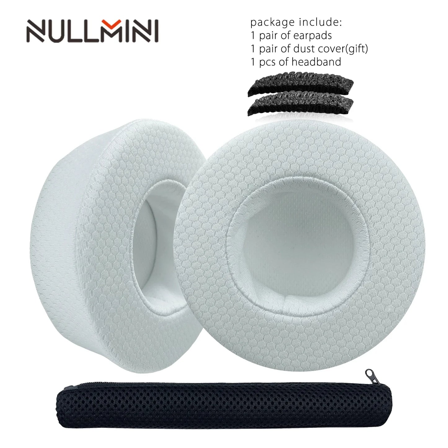 NullMini Replacement Earpads for Corsair Virtuoso RGB, Virtuoso RGB Wireless SE, Virtuoso RGB Wireless XT Headphones Headband