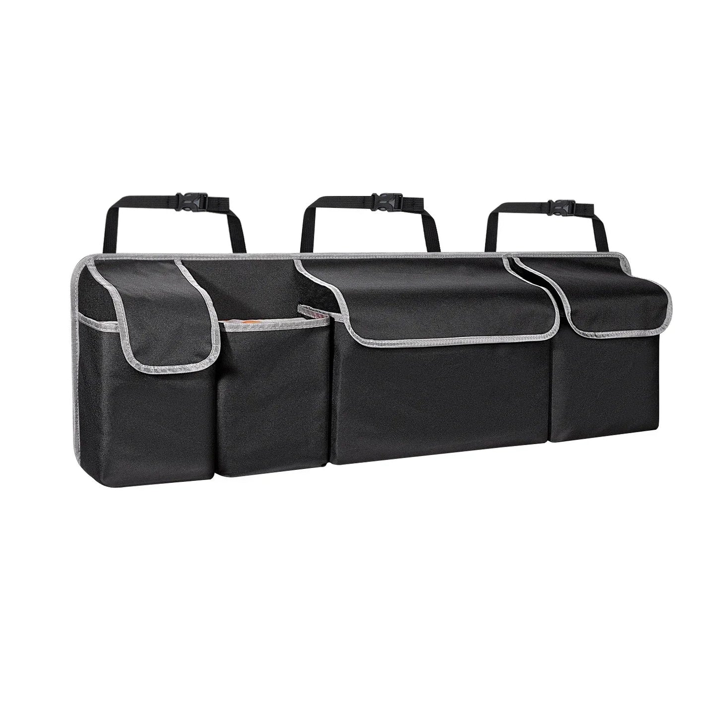 SUV Car Trunk Organizer Backseat Storage Bag Hanging Organizer for SUV Truck MPV with Multi Pockets Durable Seat Back Organizer