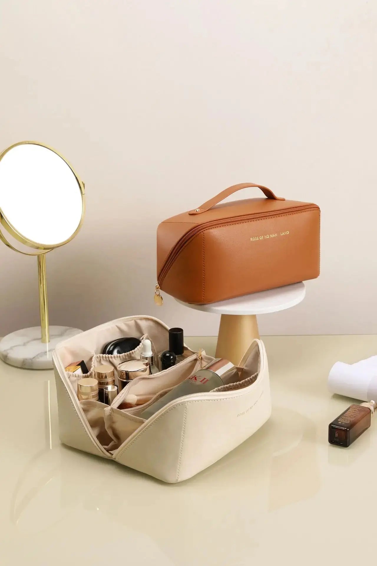 1/2Pcs Cosmetics Storage Kit Large Capacity Travel Toiletry Bag Makeup Bag Ins Advanced Sense Portable Cosmetic Storage Bag - THOOBO!