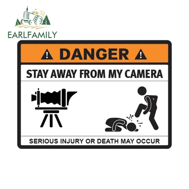 Stay Away From My ATV Sticker – 3D waterproof decal for rides, gear & mischief