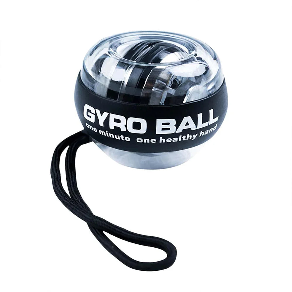 GyroGrace Auto-Start Wrist Force Ball — Steel-Core Grip Trainer & Anywhere Massage Orb (OUT180)