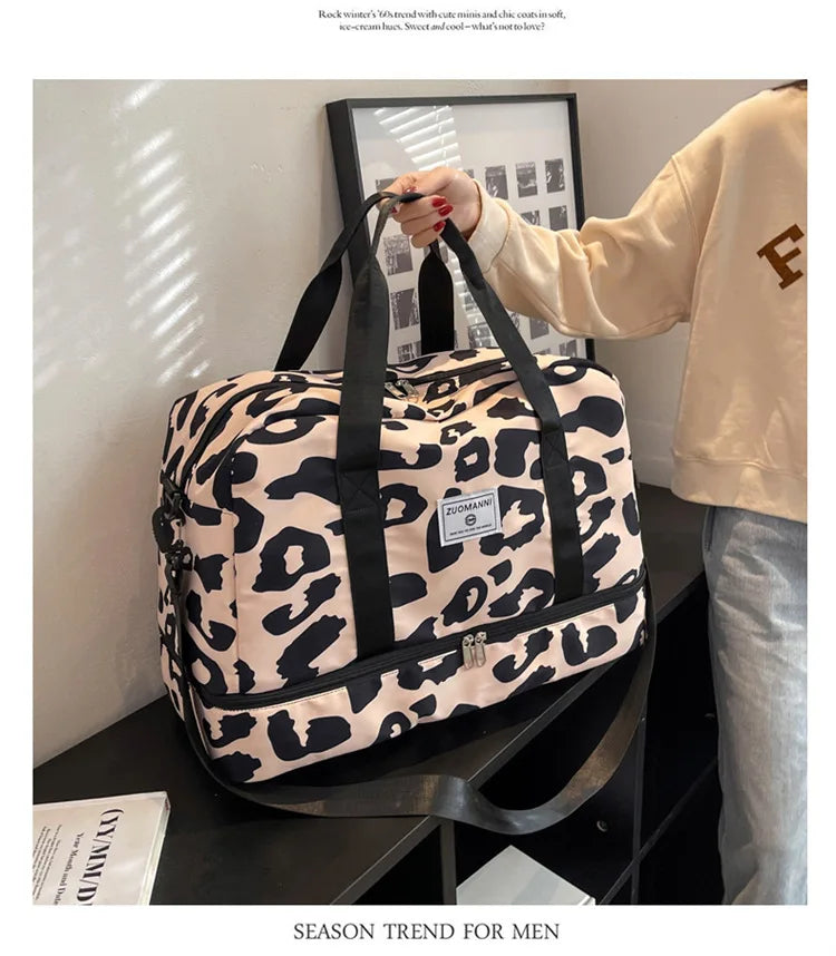 SkyVault Oxford — Waterproof Large-Capacity Travel & Gym Tote for Fashion, Fitness, and Flight