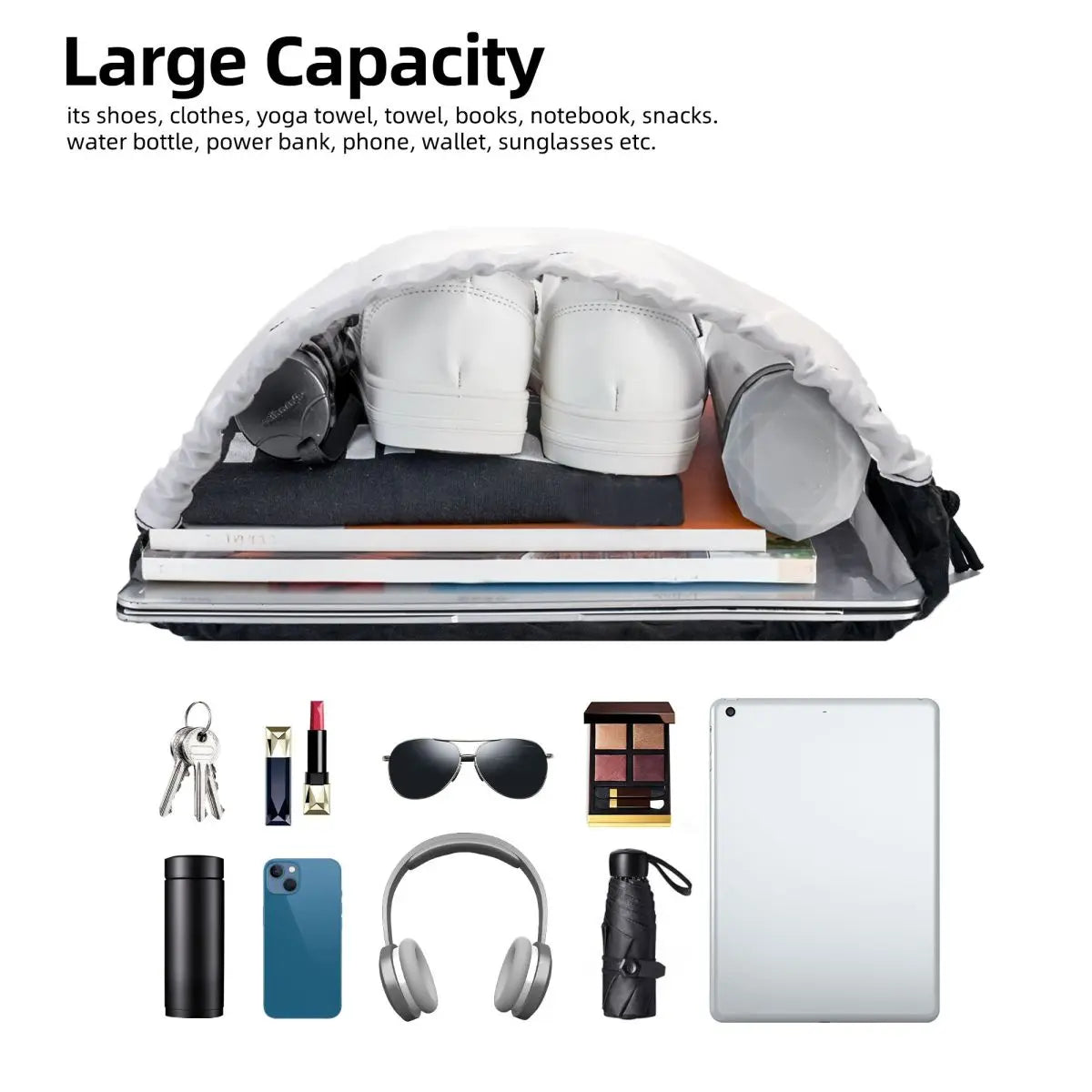 Hello Kitty Drawstring Backpack — Cute Strength, Daily Charm, Universal Smile