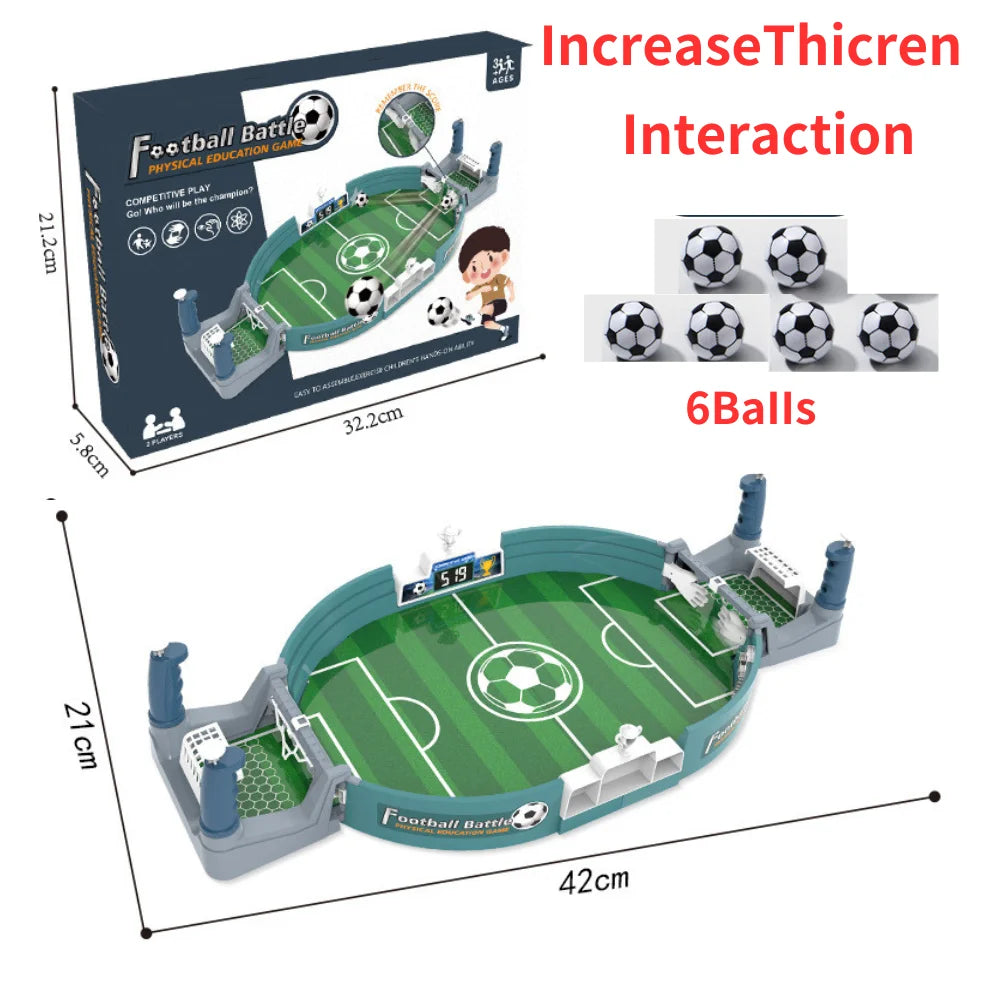 Soccer Table Football Board Game For Family Party Game Tabletop Play Ball Soccer Toys Portable Sport Outdoor Toy Gift For Kids - THOOBO!