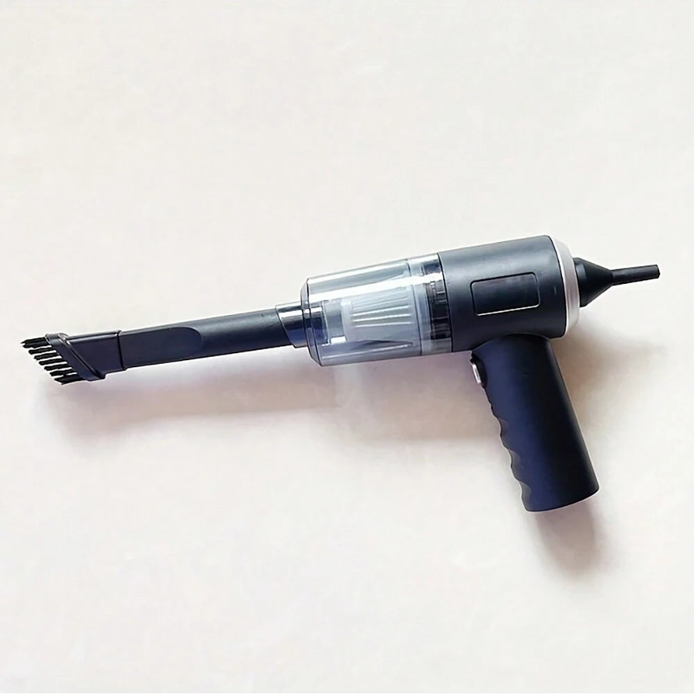 WhirlSnap 3-in-1 Mini Vac — Suction, Blow, & Precision Clean | USB Recharge | Car-to-Home Pocket Power