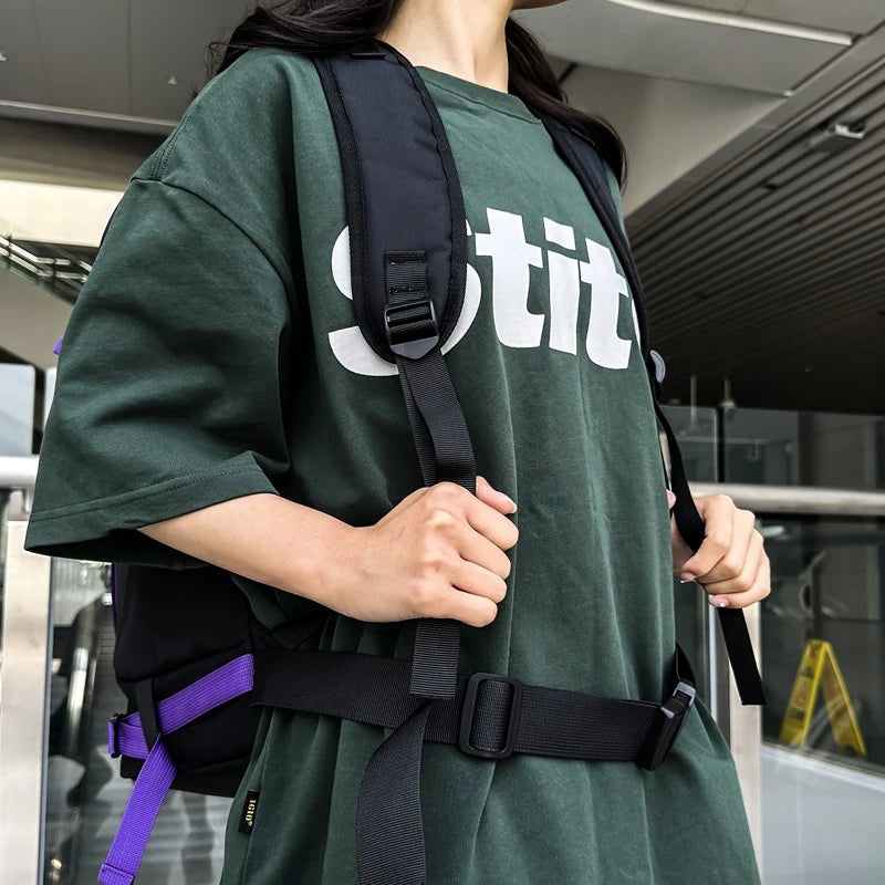 PatchVibe Titan — 75L Waterproof Gym & Travel Backpack w/ Shoe Garage + Laptop Vault