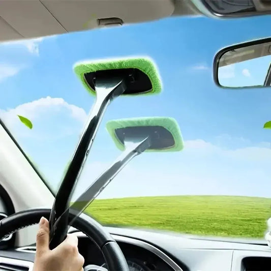 ClearView Pro 180° Rotating Long Handle Car Window & Windshield Cleaning Brush - THOOBO!