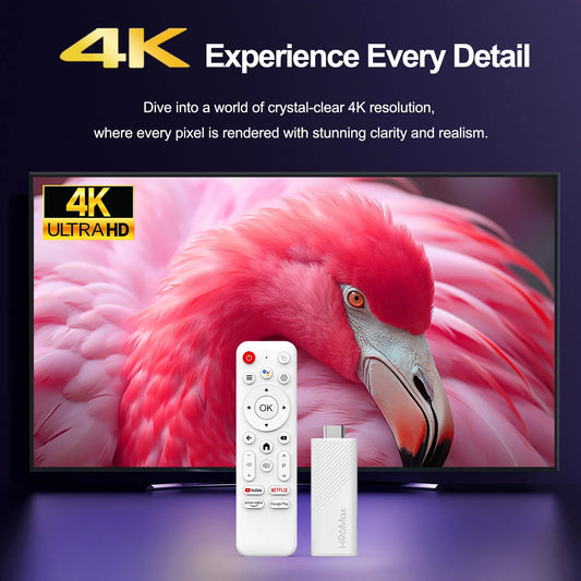 H96 MAX Android TV Stick Allwinner H313 with 2.4G Wifi 5G Wifi6 Dual Brand 8GB 16GB 4K 3D HDR Goole Voice Remote DC 5V 2A