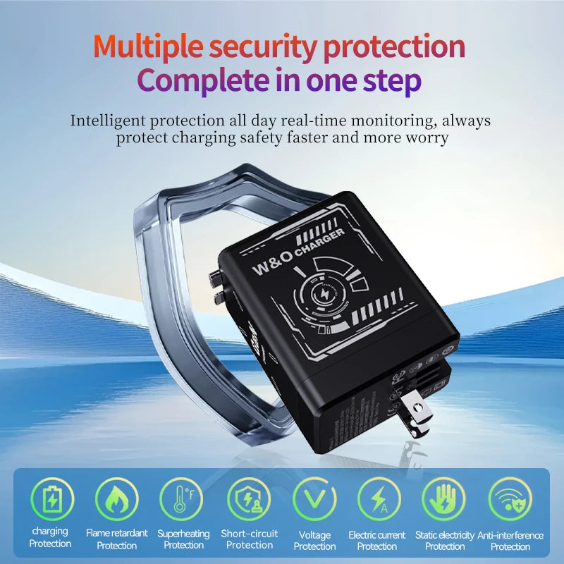 W&O GaN Fast Charging Cable – Liquid Silicone Power for Type-C & Lightning