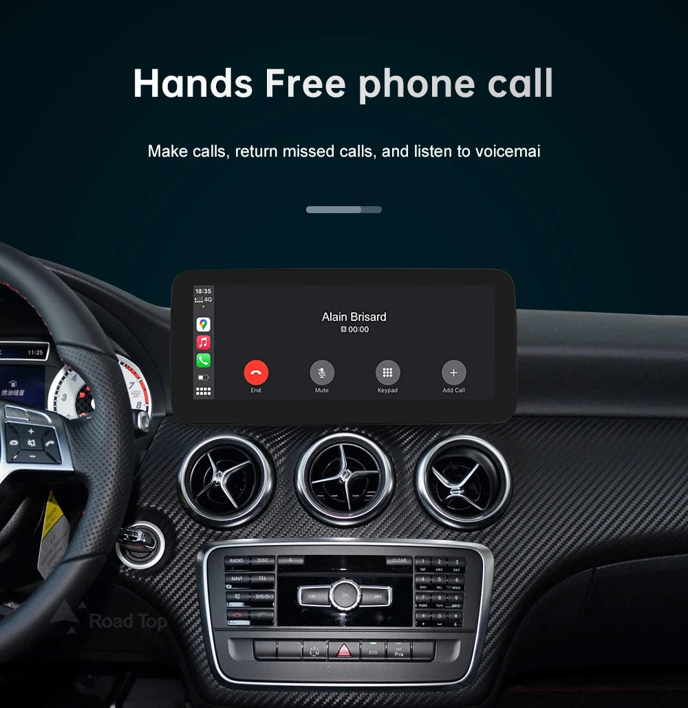 Road Top 12.3" Wireless CarPlay & Android Auto Screen for Mercedes-Benz Magic 🎶✨